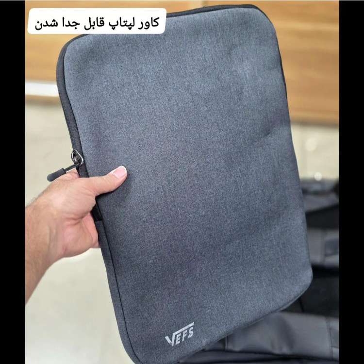 کوله پشتی لپتاپ دانشجویی و اداری قفل دار مناسب لپتاپ 17.5 اینچ