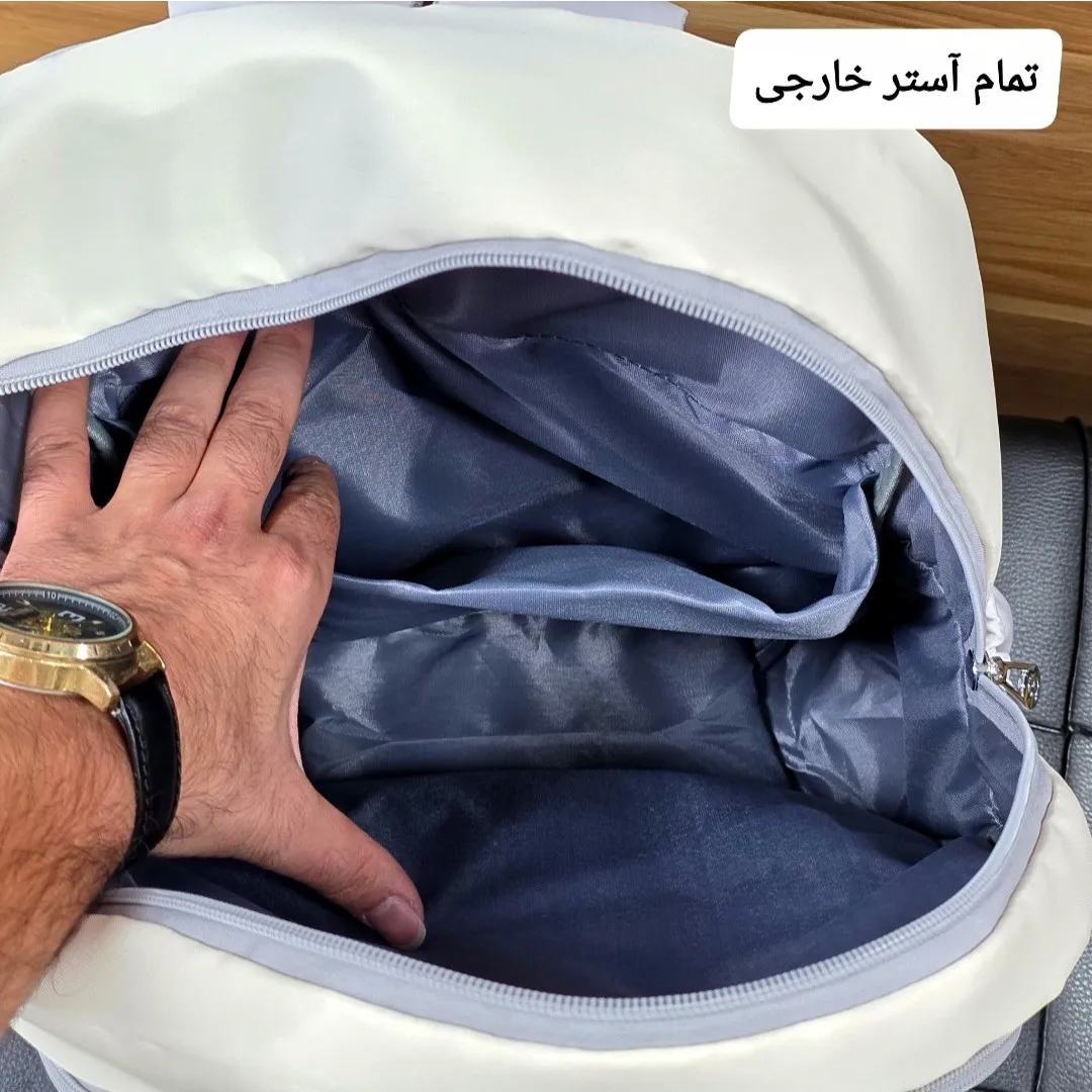 کوله پشتی مدرسه رنگی ضد آب مناسب دبستان و راهنمایی ارتفاع 40 سانتیمتر