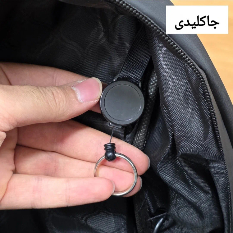 کوله پشتی لپ تاپ و دانشجویی قفل دار مناسب لپتاپ تا 17.5 اینچ