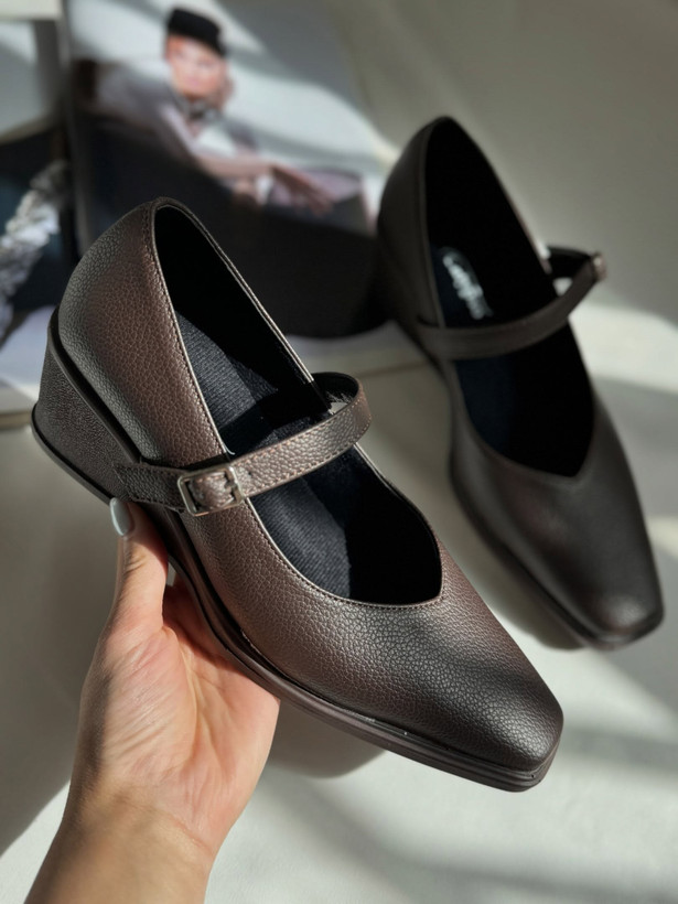 پاشنه لژدار تونلی زنانه طبی؛ شیک، راحت و سبک 👠کفش سپید